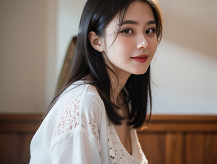 女式长袖圆领打底衫图片